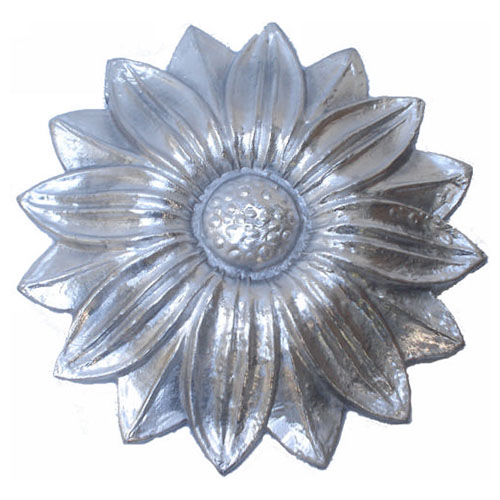 Aplique para reja "Flor con Pétalos" Art. 93 Aluminio
