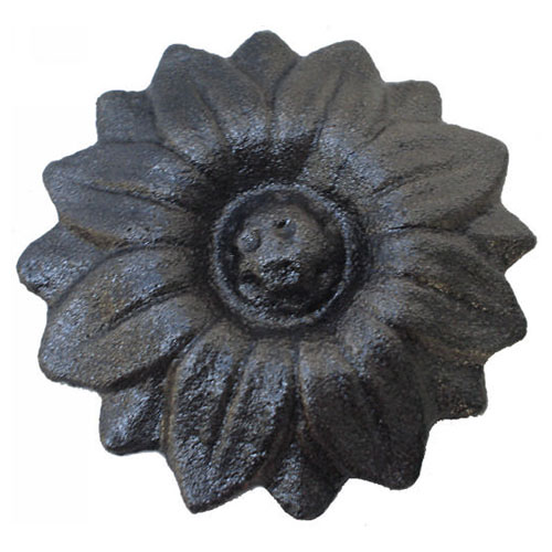 Aplique para reja "Flor con Pétalos" Art. 93 Fundida