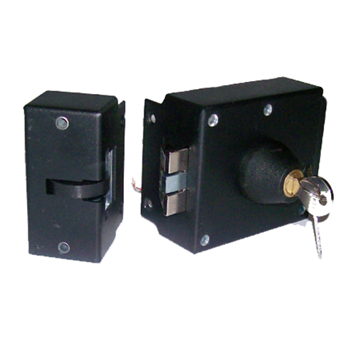 Cerradura de aplicar para portón levadizo y pivotante art. 2000/1
