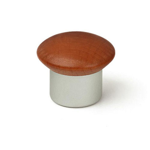 Pomo aluminio con madera art. 387