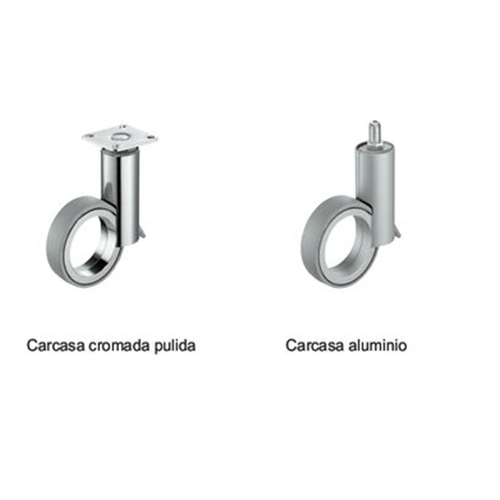 Rueda Häfele para muebles con diseño Art. 661.88.201