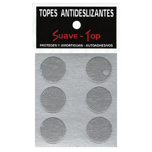 Tope transparente circular 30 mm. art. 16