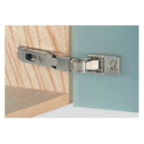 Bisagra Häfele para puerta de cristal Duomatic 110º art. 329.43.500
