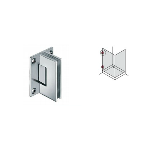 Bisagra para puerta de ducha recta