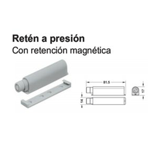 Retén magnético a presión Häfele art. 356.01.550