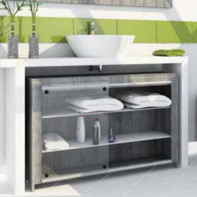 Sistema corredizo p/ puertas de muebles - Kit ALX-12