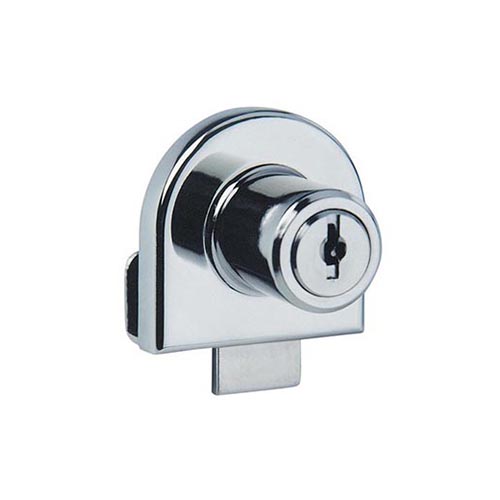 Cerradura para puerta simple de vidrio