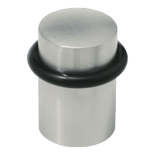 Tope de piso cilindro grande acero inoxidable