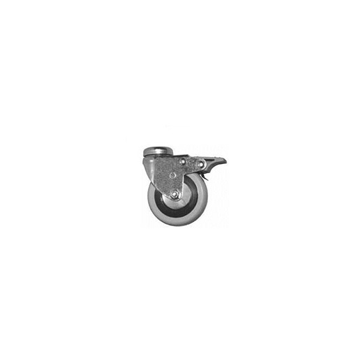 Rueda "tecno" goma gris art. 2806