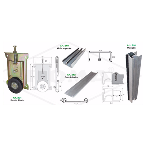 Kit placard Roma art. 204