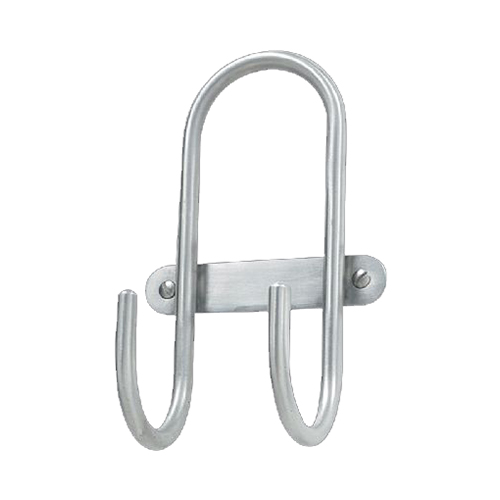Percha doble grande ACERO INOXIDABLE