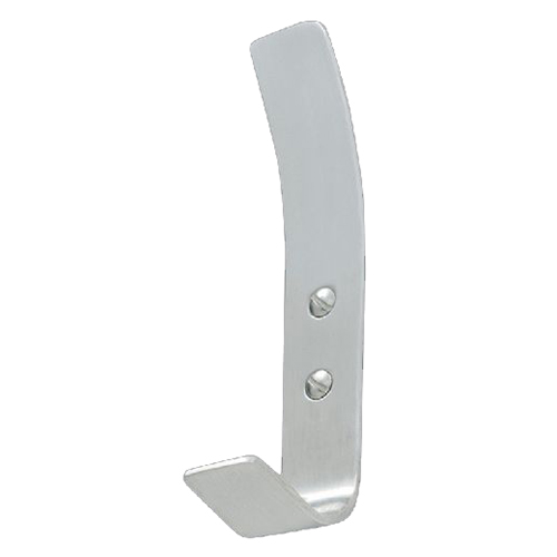 Percha planchuela doble ACERO INOXIDABLE