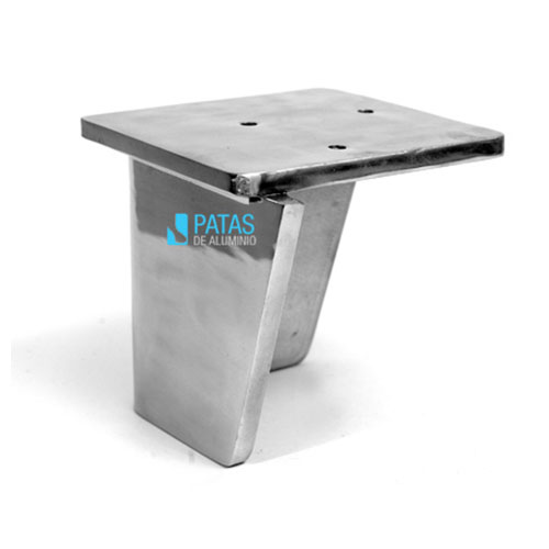 Pata aluminio "Tipo Cerrada" art. 04