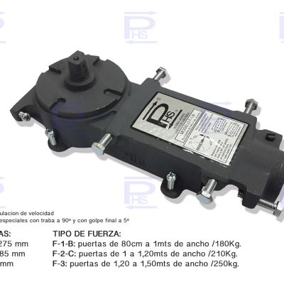 Cierrapuertas de piso PHS