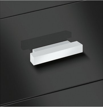 Tirador Häfele de aluminio para mueble Art. 110.35.281
