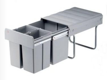 Cubo para residuos Häfele 1 x 16 y 2 x 8 litros art. 502.67.750