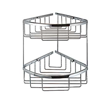 Cesta de rincón para ducha de dos pisos - Serie Classic